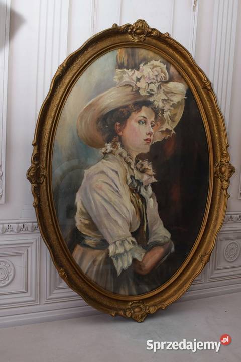Olga Boznańska Dama W Kapeluszu Duży Stary Kraków