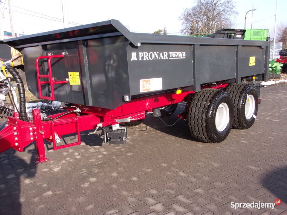 Przyczepa budowlana tandem skorupowa T6793 Opoczno