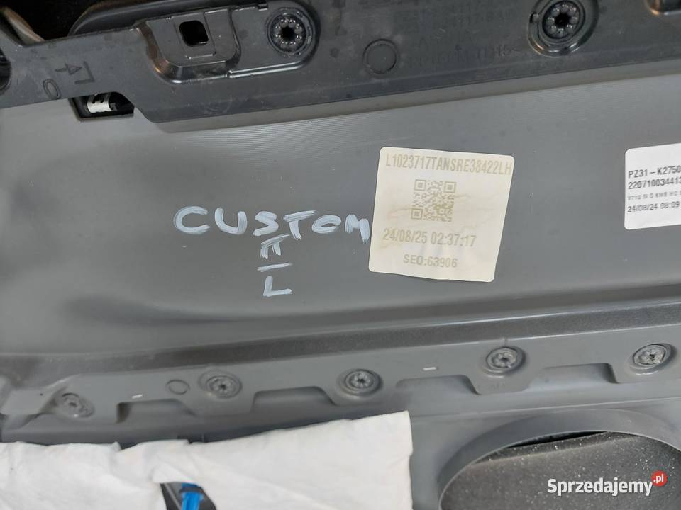 Transit Custom II boczek tapicerka drzwi lewa osobowe dolnośląskie sprzedam