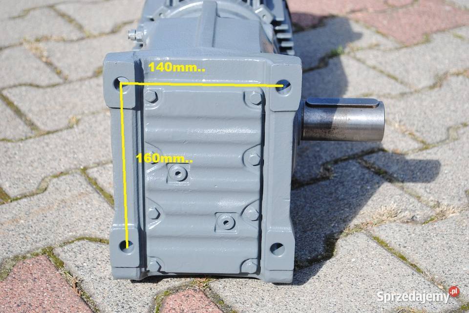 Motoreduktor kątowy 15kw 23obrmin z hamulcem Kargowa