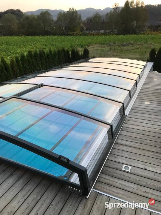 Zadaszenie basenowe basenu 370x850x60 System Szydłowiec