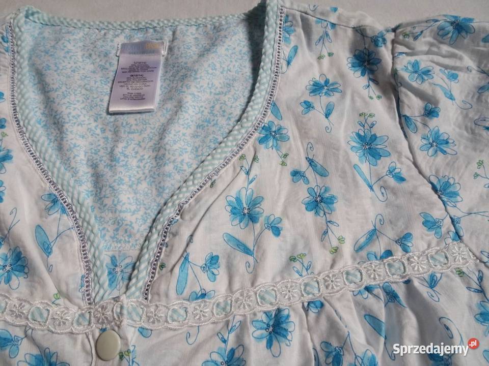 SIMPLY BASIC koszula nocna 42 XL kwiatuszki małopolskie Nowy Sącz