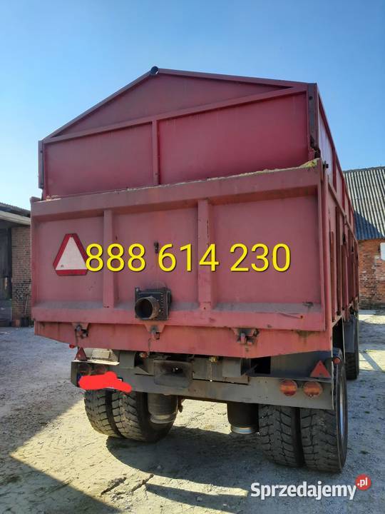 Przyczepa wywrotka na tył 14 ton Grębów