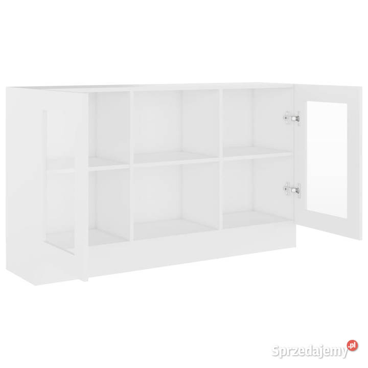 Witryna biała 120 x 305 x 70 płyta wiórowa