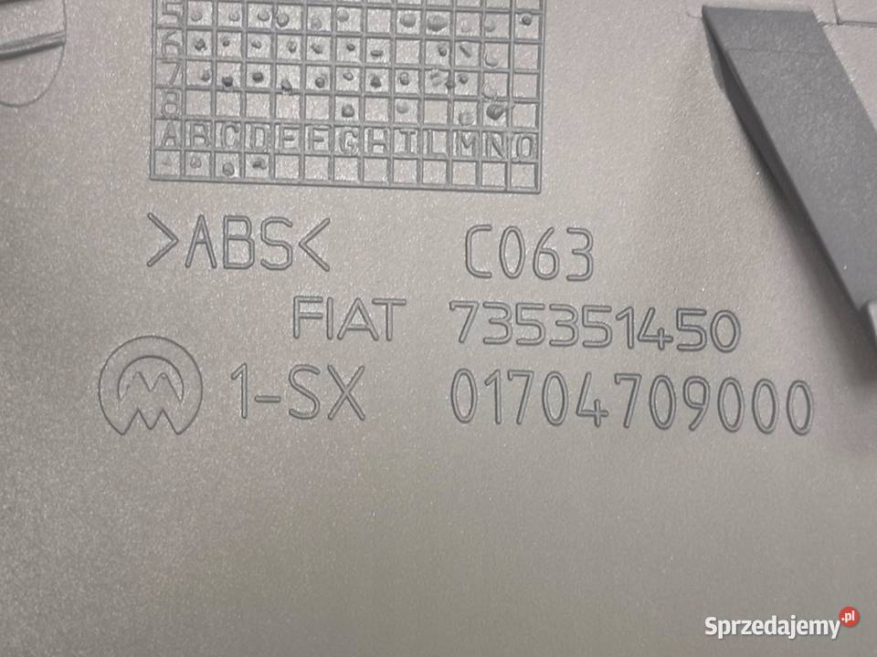 OBUDOWA LUSTERKA LEWEGO FIAT PUNTO 2008