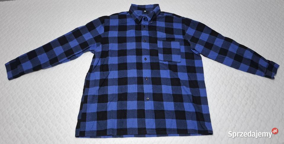 Koszula flanelowa męska rozpinana długi rękaw Czeladź