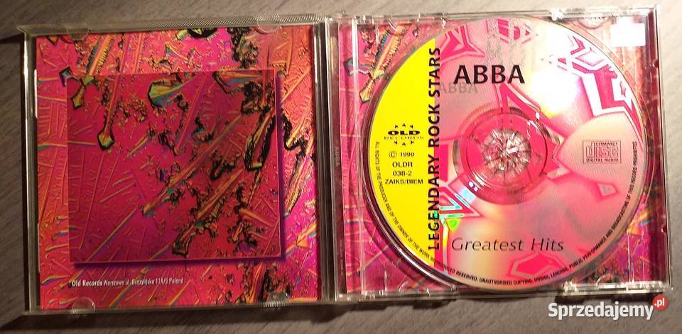 Abba Legendary music stars Greatest Hits CD CD opolskie Opole