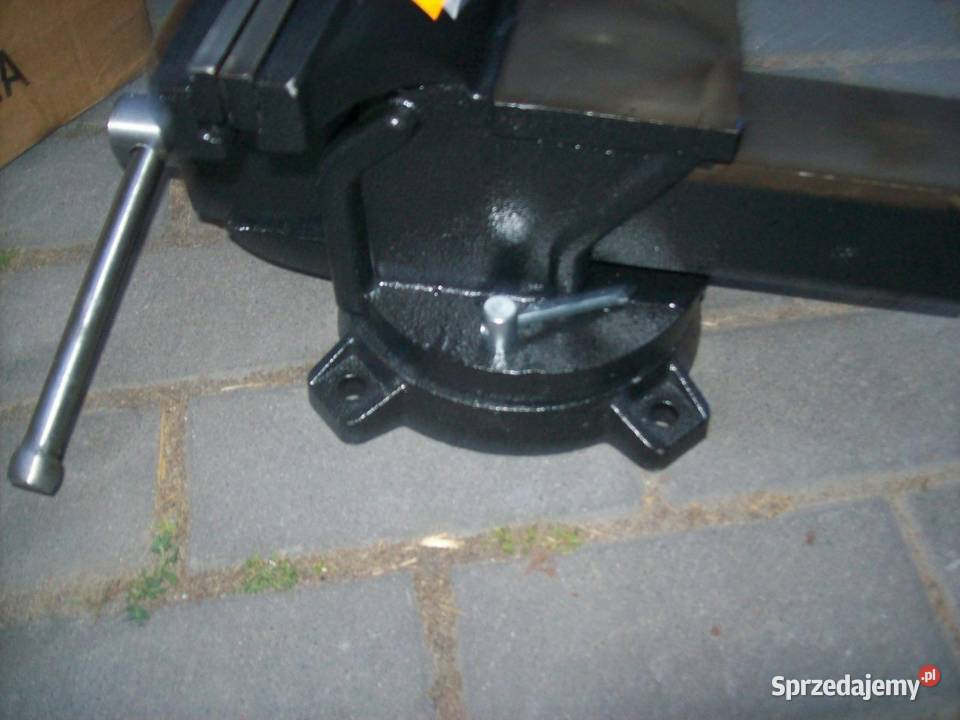 Imadło Ślusarskie Obrotowe 200 MM KOWADŁO żeliwo Elektryczne Głogowa