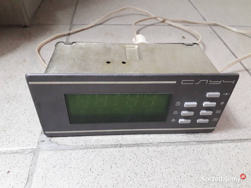 Zegar budzik elektroniczny vintage SŁUCZ Zegary mazowieckie sprzedam