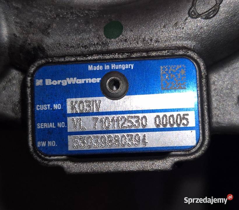 Turbo Ford mondeo mk5 20 tdci 150 Tryńcza