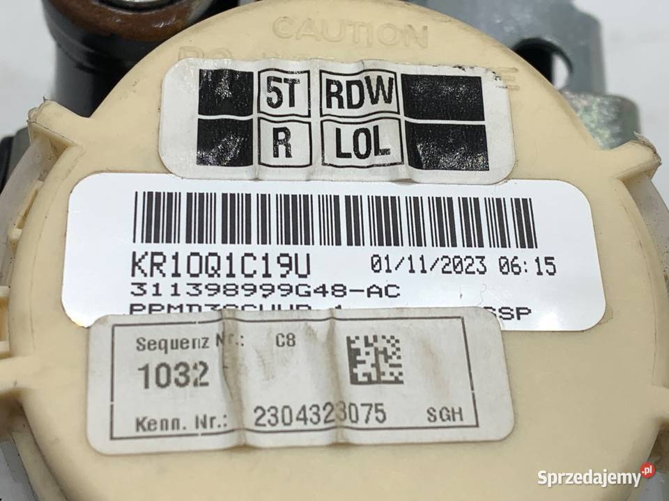 PAS BEZPIECZEŃSTWA LEWY TYŁ AUDI A7 C8 osobowe