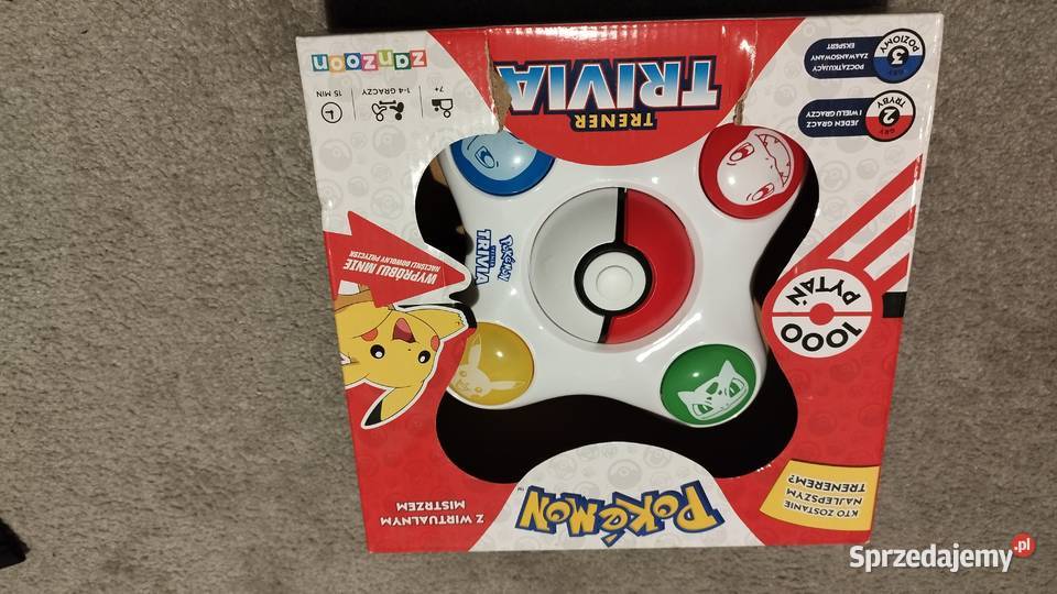 Gra Trivia Pokemon Polska 1000 pytań nowa