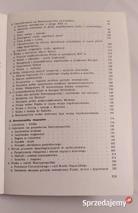 HISTORIA POLSKI 1505 1764 Józef Andrzej Hajnówka