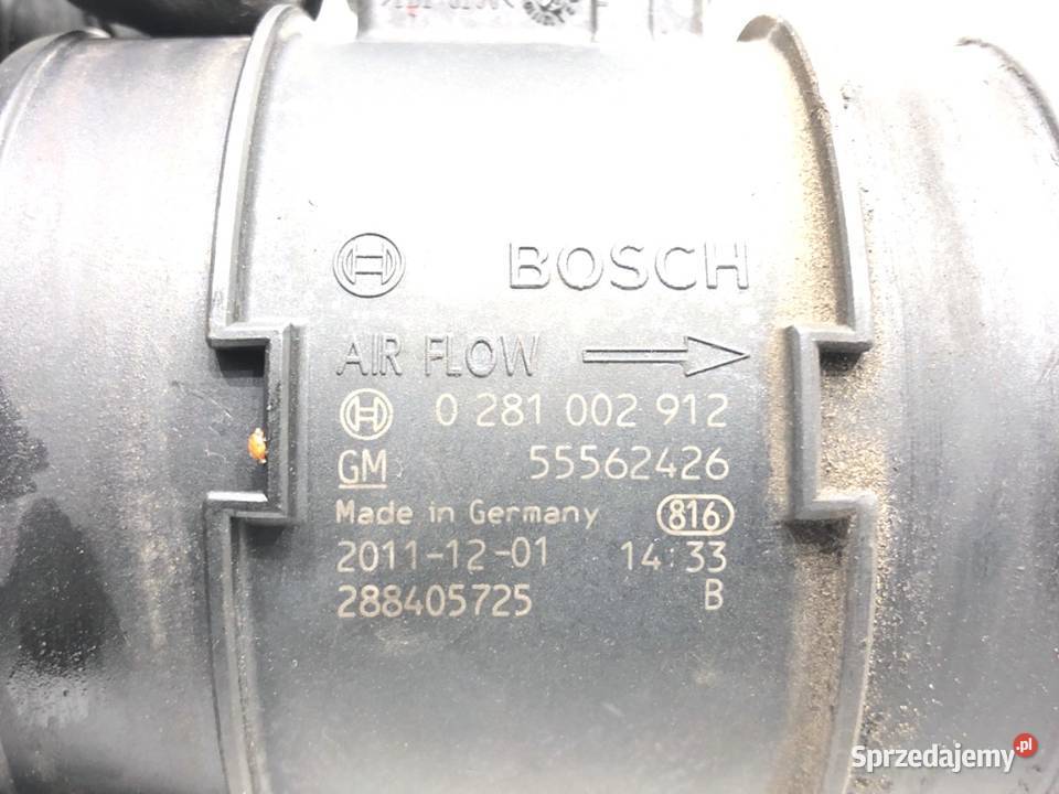 PRZEPŁYWOMIERZ OPEL INSIGNIA A 55562426 20 160 podkarpackie