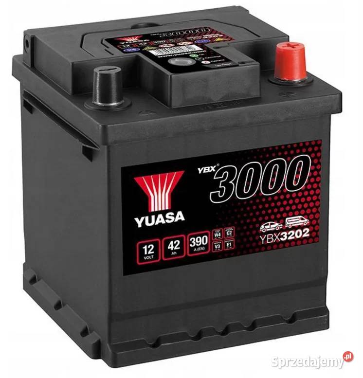 Akumulator Yuasa Standard 12V 42Ah 390A kostka osobowe Zgierz