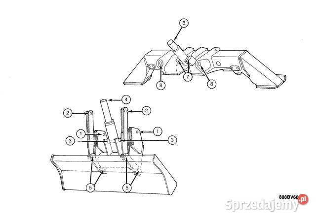 CASE 888 katalog części zamiennych motoryzacja, transport Kielce