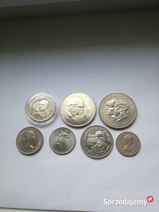 Anglia zestaw monet okolicznościowych Poznań