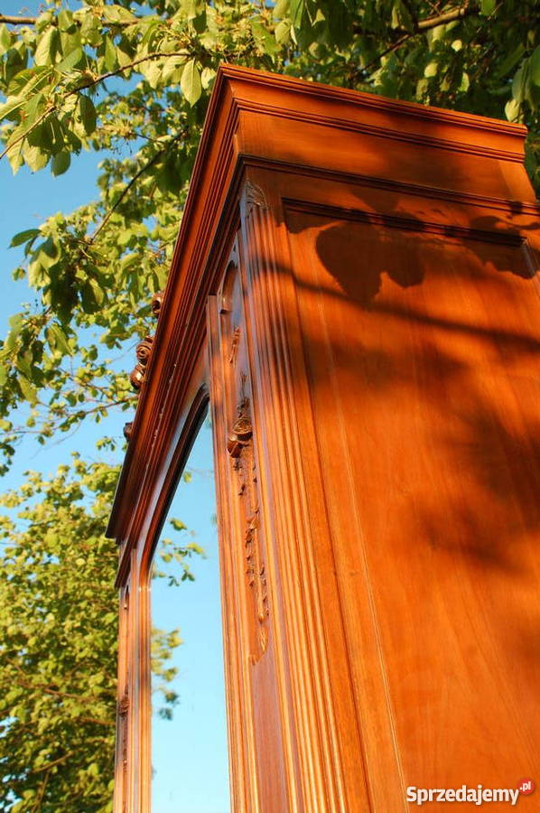 Francuska piękna szafa z kryształowym lustrem z Lublin