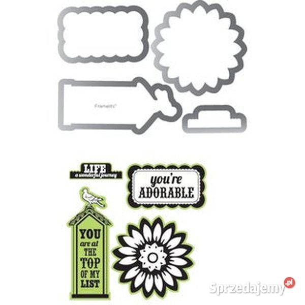 Sizzix STAMP DIE This That Graceful 659046 Zamość sprzedam