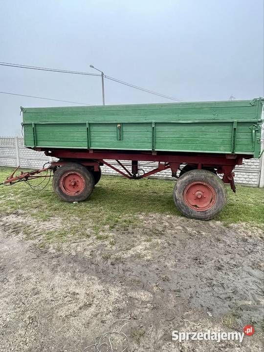 Przyczepa 3 strony wywrot 6t rejestrowana krone Grabów nad Prosną sprzedam