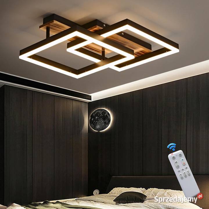 SEATAIN drewniana Lampa sufitowa LED 40W