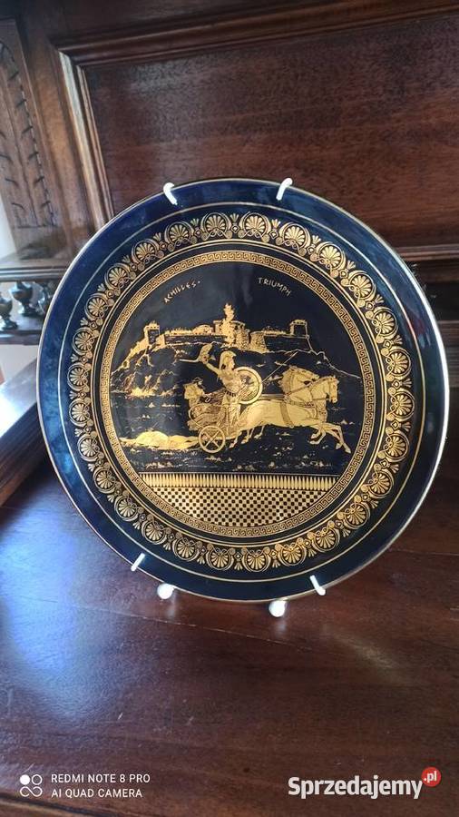 Patera Triumf Achillesa Hand Made in Greece 24 K Gdańsk sprzedam
