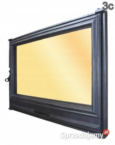 Drzwiczki żeliwne drzwi do kominka pieca SD1 Skawina