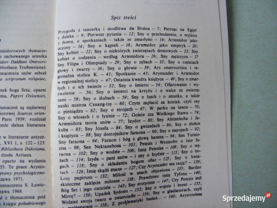 Zbłąkane odbicie Sennik Artemidora Teren Oborniki Śląskie