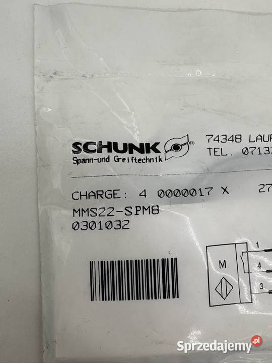 Schunk MMS22SPM8 0301032 Przełącznik magnetyczny mazowieckie
