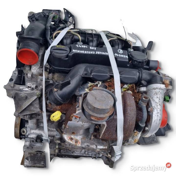 SILNIK KOMPLET Citroen C3 14 HDI 90 0209r DELPHI Chełm