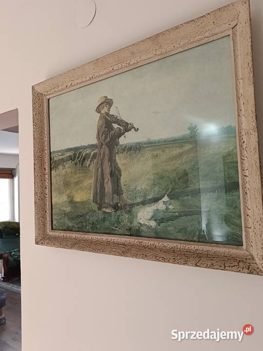 Reprodukcja obrazu Owczarek Chełmońskiego kujawsko-pomorskie Lipno