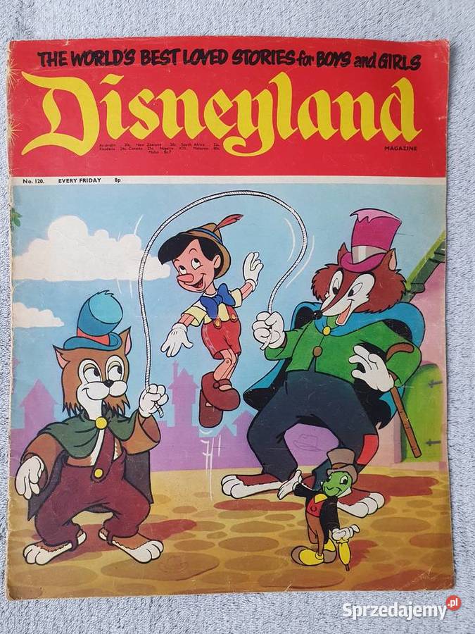 Disneyland komiks z 1973 roku w jęz angielskim Rok wydania 1973 Gdynia