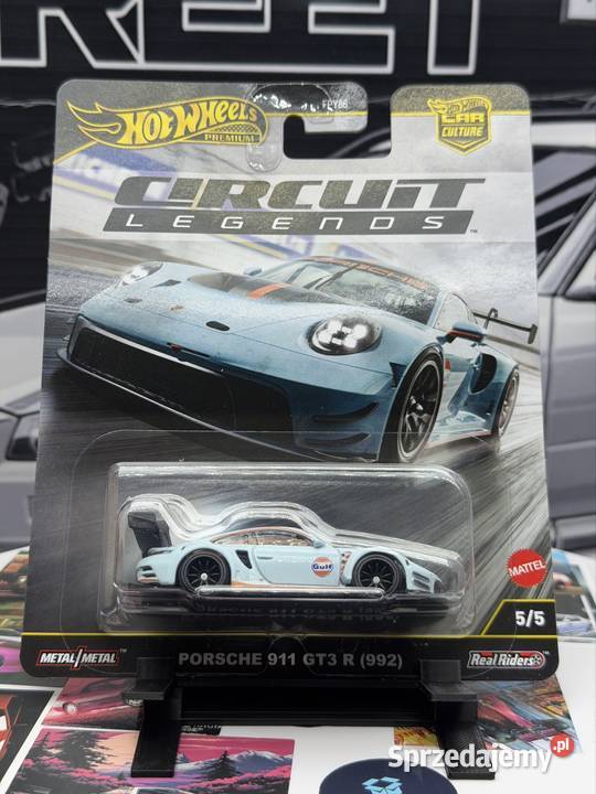 Hot Wheels Circuit Legends Porsche 911 GT3 R BOX Wrocław
