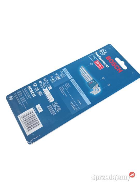 BOSCH Zestaw kluczy imbusowych HEX 1510mm 9 Rzeszów