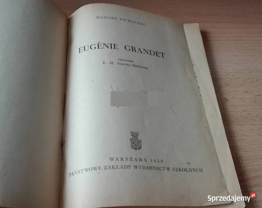 Eugnie Grandet Honor de Balzac Lektura Książki do nauki języka obcego sprzedam