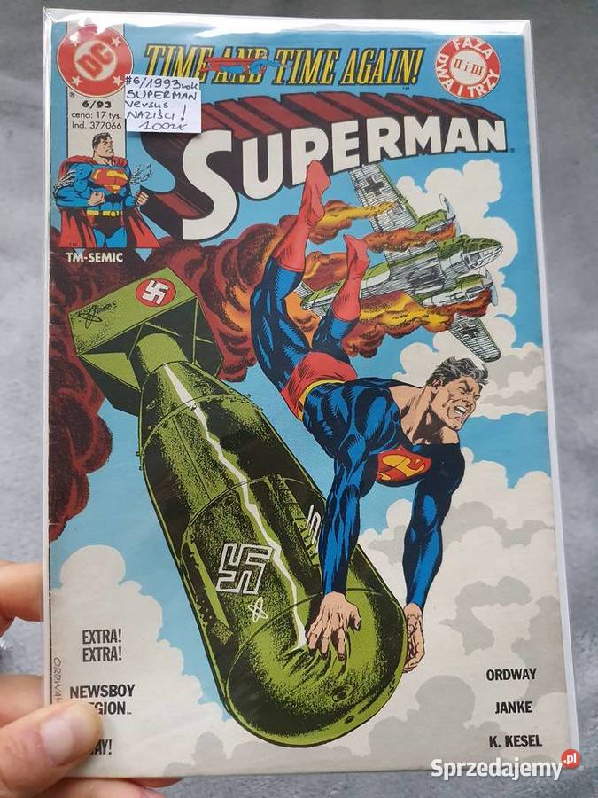 Superman kontra Naziści komiks TMSemic 1993 pomorskie sprzedam