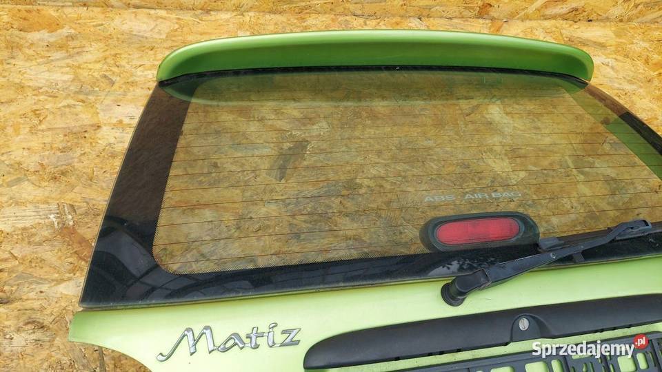 TYLNA KLAPA BAGAŻNIKA TYŁ DAEWOO MATIZ LIFT Rudziniec sprzedam