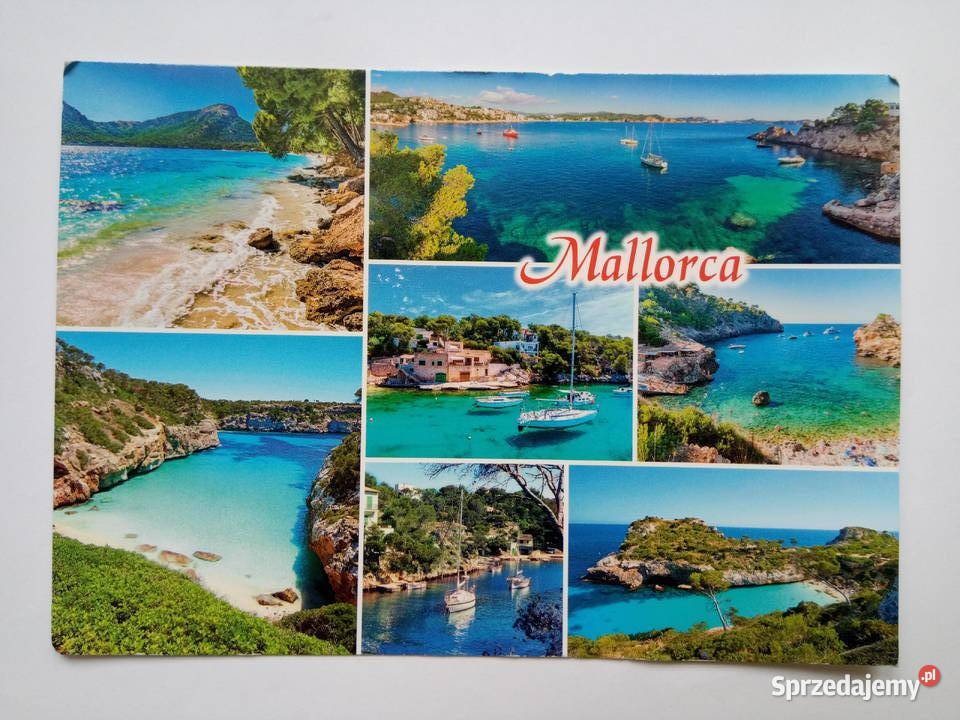 Pocztówka Majorka z 2016r Znaczek sprzedam