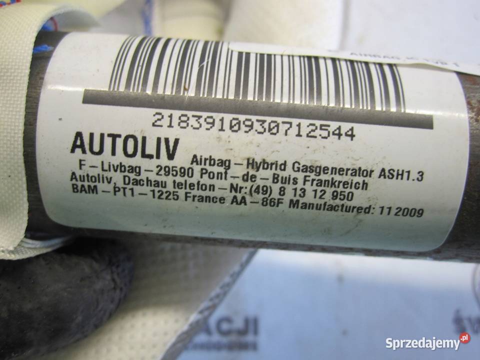 AUDI A5 8T 10r AIRBAG kurtyna prawa 8T8880742A osobowe Kielce
