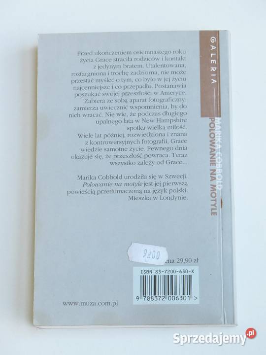 Polowanie na motyle Marika Cobbold Kraków