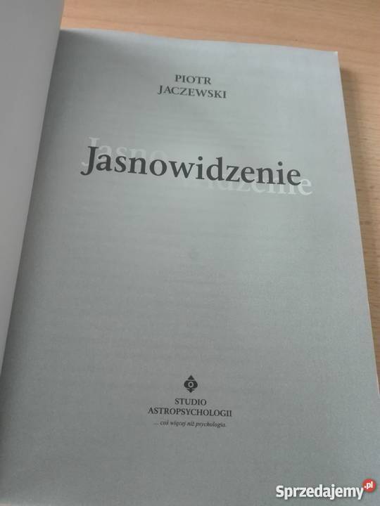 Jasnowidzenie Piotr Jaczewski Książki naukowe i popularnonaukowe Gdańsk