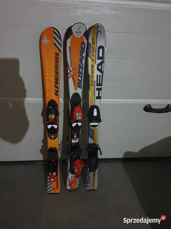 Narty dzieciece 100 do 110 buty narciarskie podkarpackie Tajęcina