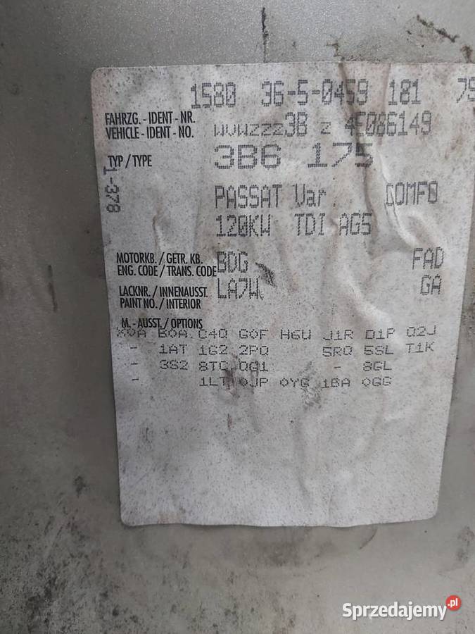 Passat b5 25 automat Wiele części również Czernikowo
