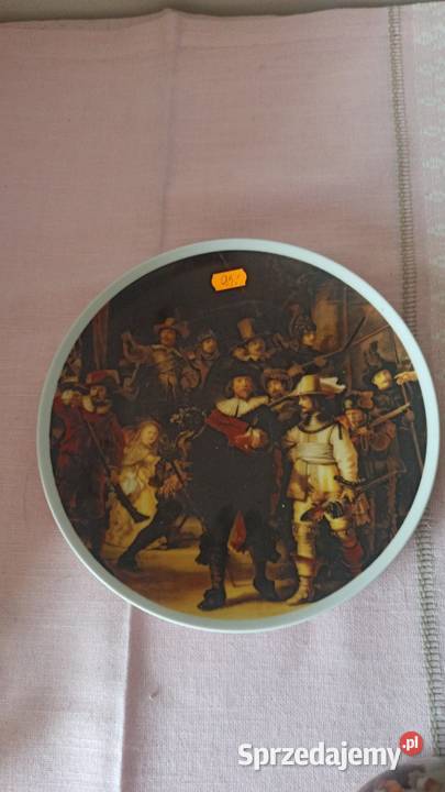 Patera z motywem z obrazu Rembrandta Selltman Gdańsk