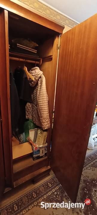 Szafa dębowa z okresu międzywojennego Antyki, Sztuka, Kolekcje Łódź