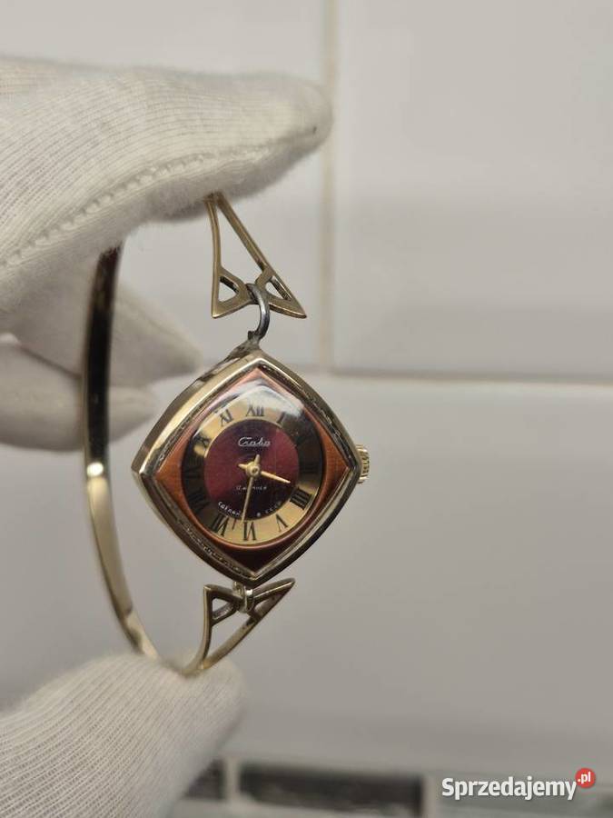 Rzadki mechaniczny zegarek damski Slava Chorzów sprzedam