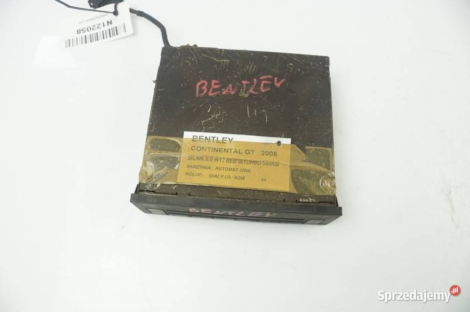 BENTLEY CONTINENTAL ZMIENIARKA CD Lipno