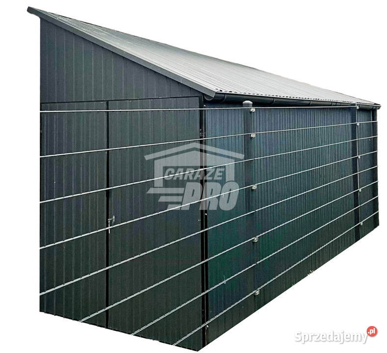 Domek Ogrodowy Garaż 2x5 Brama dwuskrzydłowa samodzielny Radom