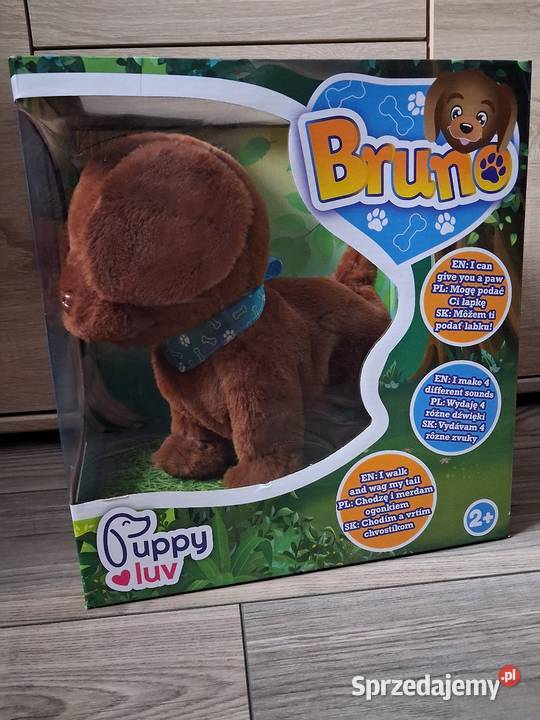 Piesek interaktywny brązowy/beżowy Zabawki Żywiec