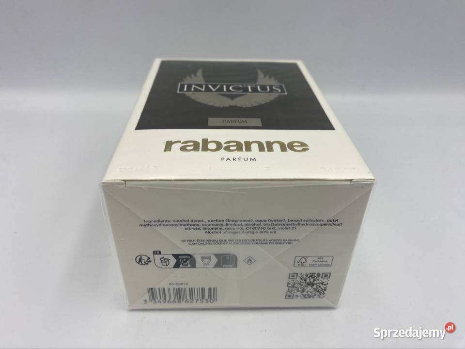 Rabanne Invictus Parfum 100ml małopolskie Kraków sprzedam